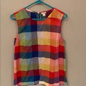 J.Crew Madras Top